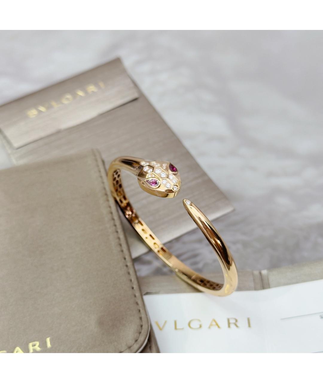 BVLGARI Золотой браслет из розового золота, фото 4
