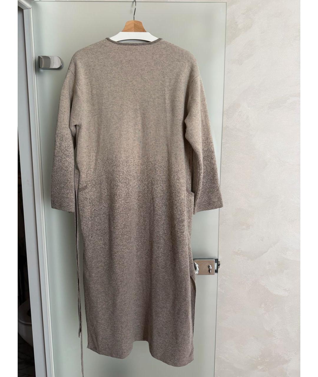 MAX MARA STUDIO Антрацитовое шерстяное пальто, фото 4