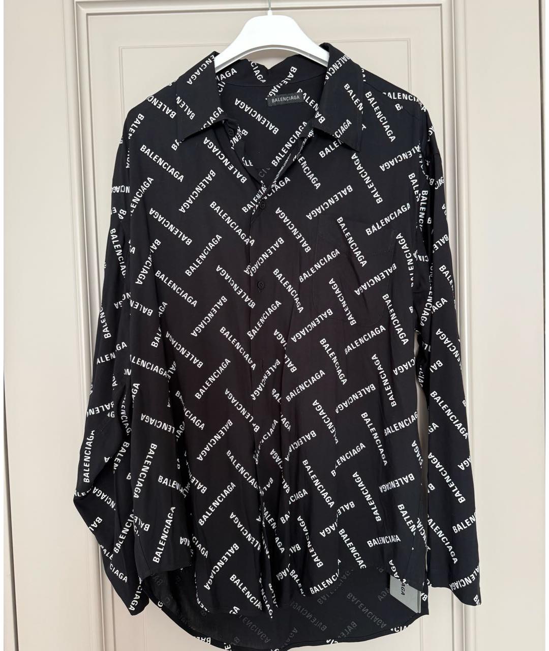 BALENCIAGA Черный хлопковый костюм с брюками, фото 4