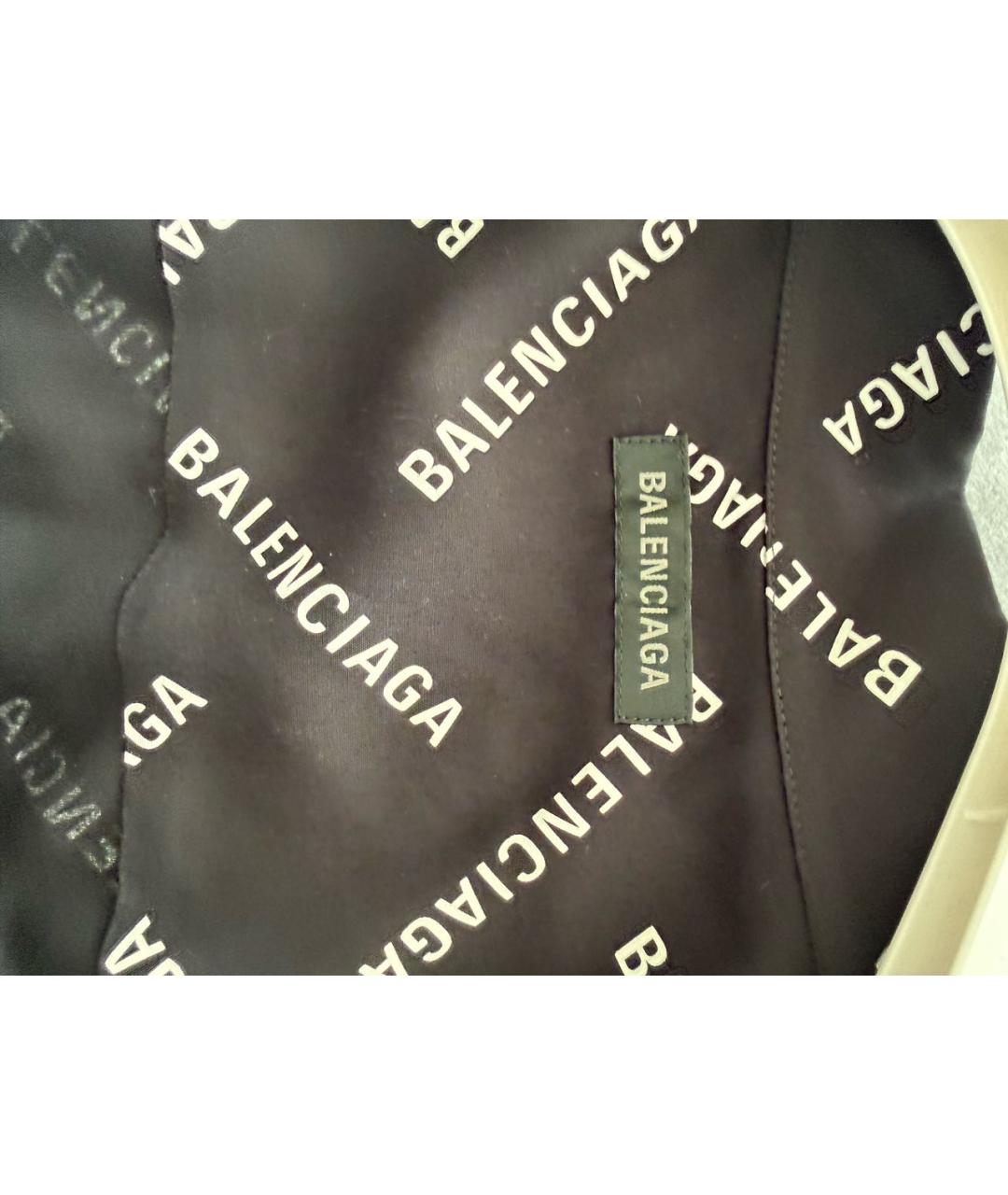 BALENCIAGA Черный хлопковый костюм с брюками, фото 8