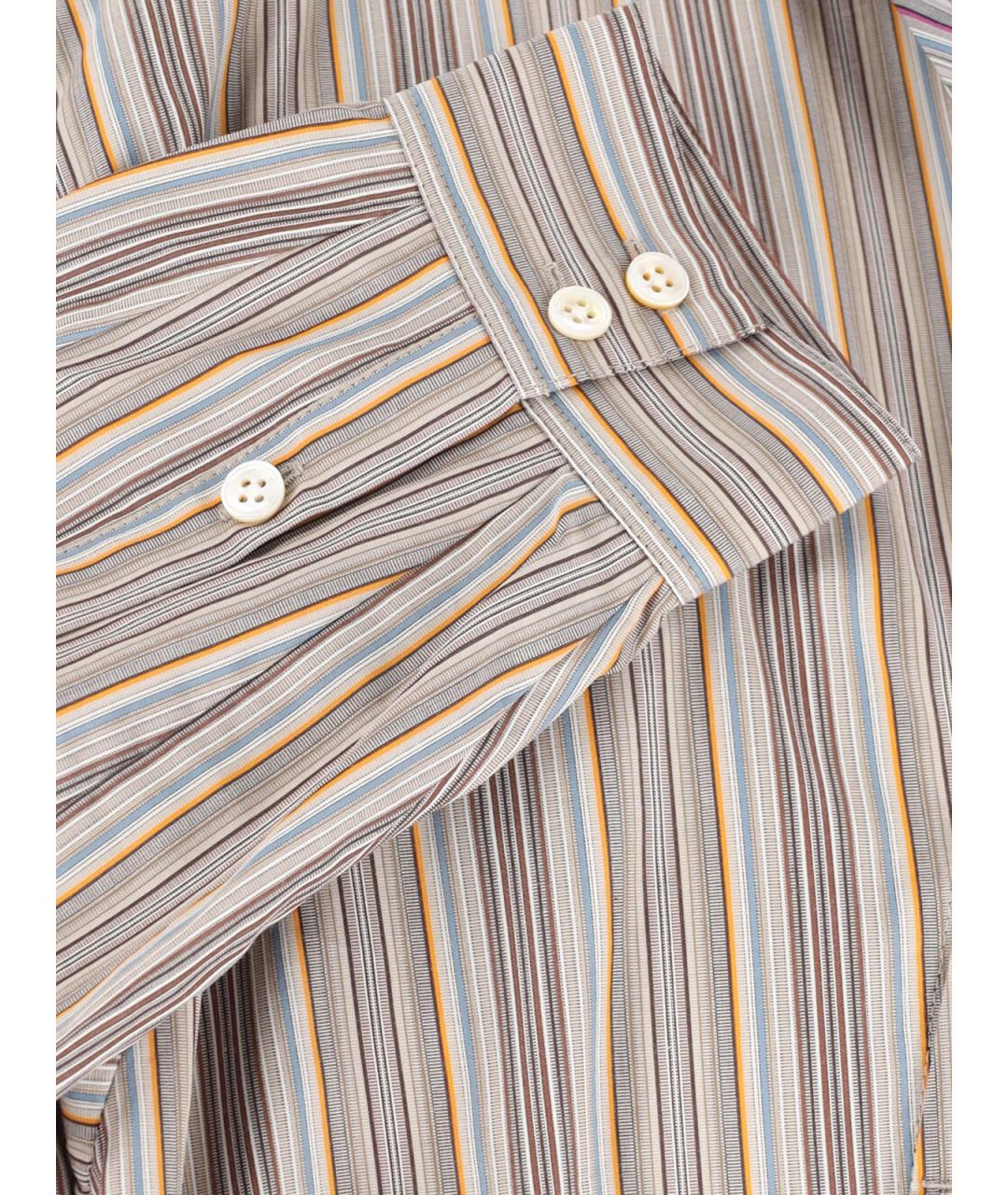 KIKO KOSTADINOV Мульти хлопковая кэжуал рубашка, фото 5