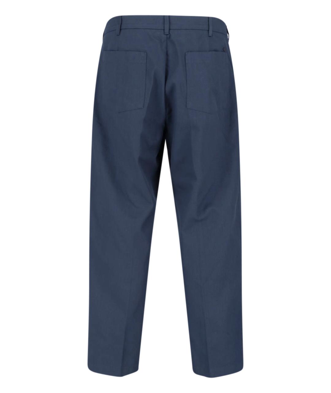 CLOSED Синие хлопковые повседневные брюки, фото 2