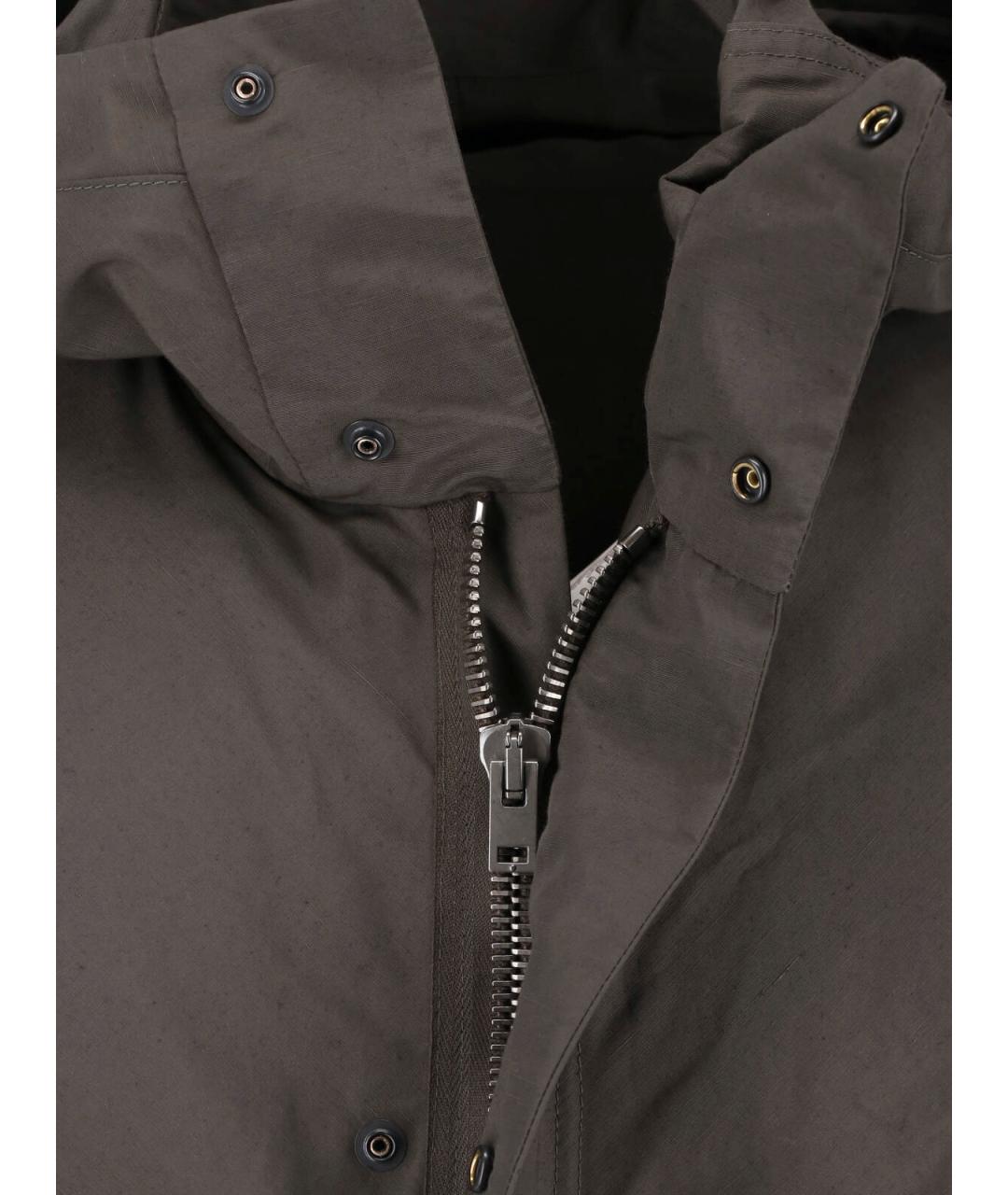 LEMAIRE Коричневое полиамидовое пальто, фото 4