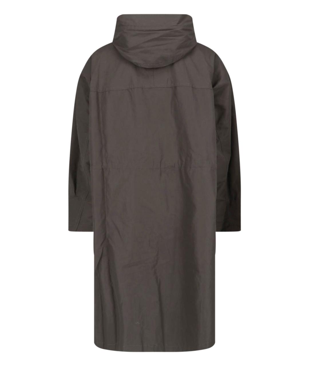 LEMAIRE Коричневое полиамидовое пальто, фото 2