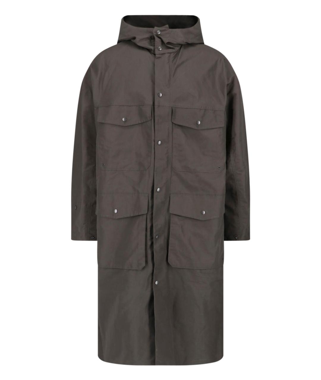 LEMAIRE Коричневое полиамидовое пальто, фото 1