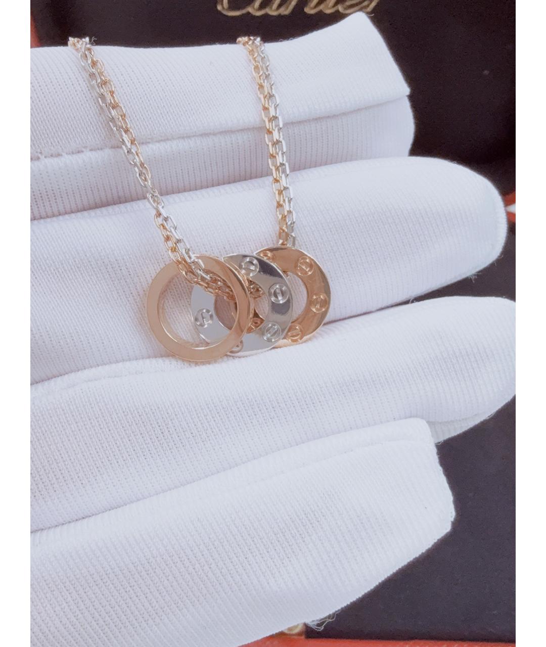 CARTIER Золотое колье из розового золота, фото 2