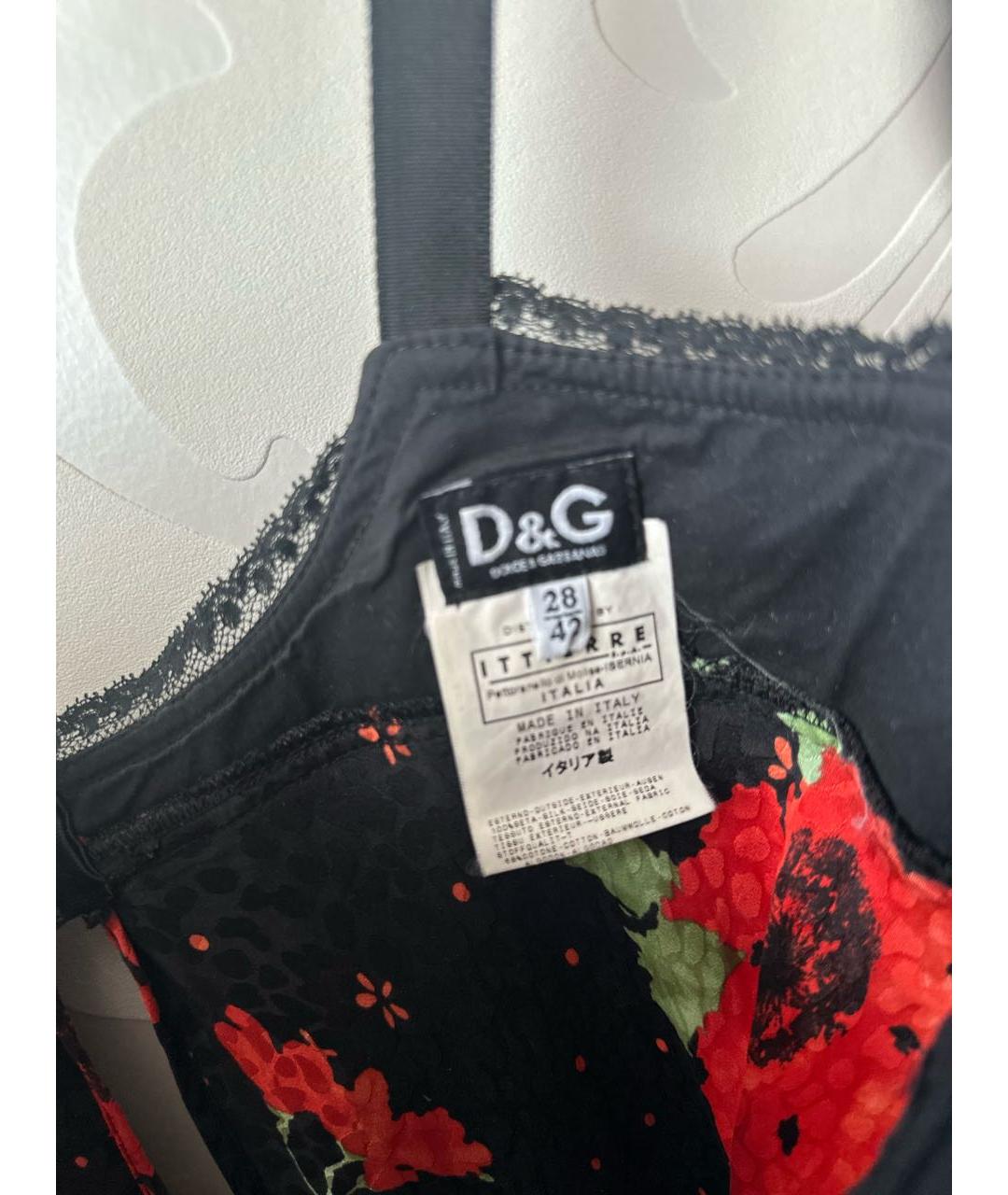 DOLCE&GABBANA Красный шелковый сарафан, фото 3