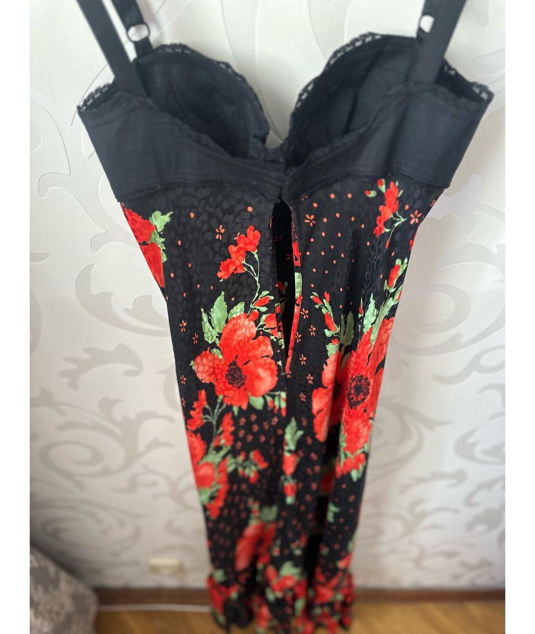 DOLCE&GABBANA Красный шелковый сарафан, фото 2