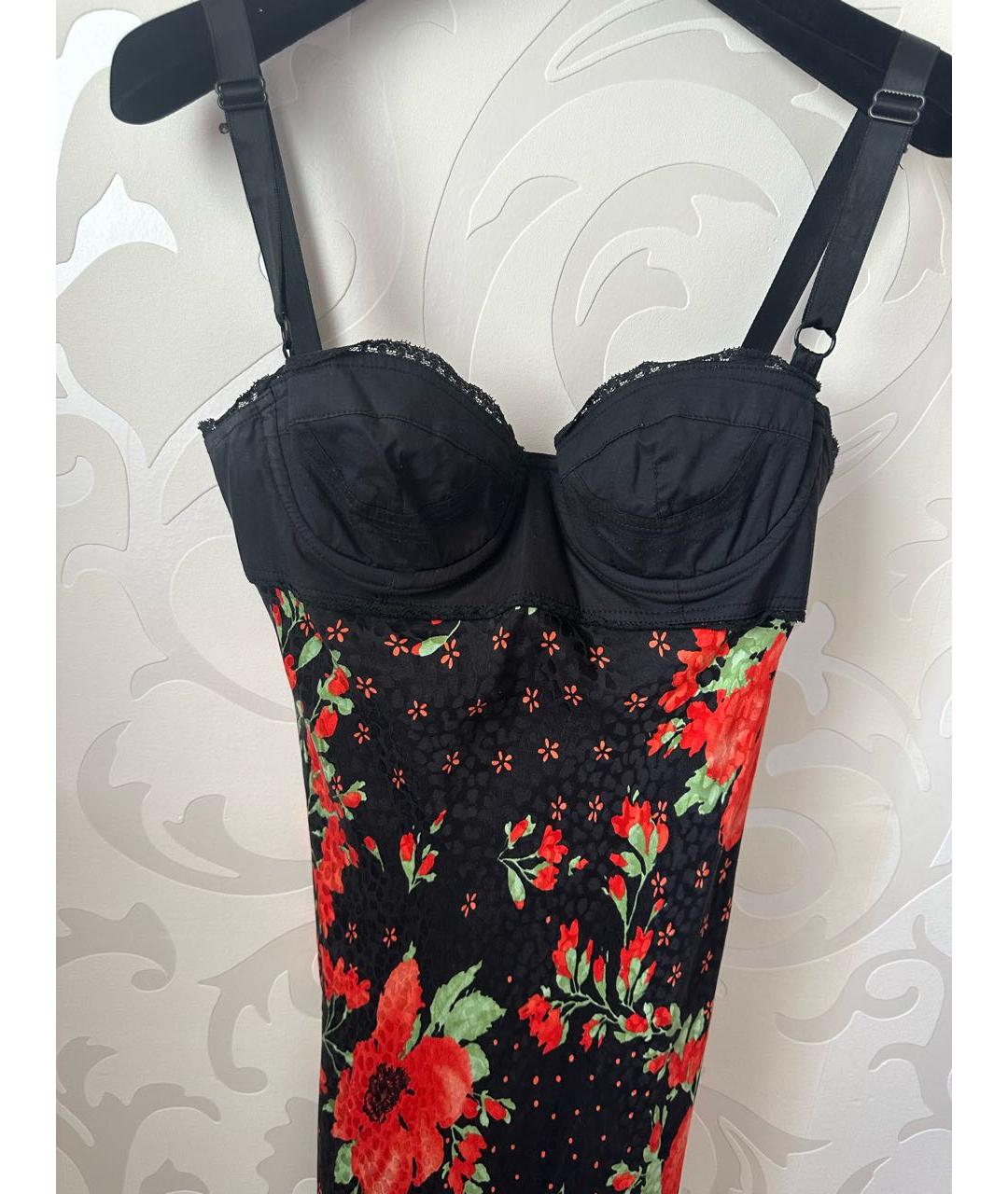 DOLCE&GABBANA Красный шелковый сарафан, фото 6