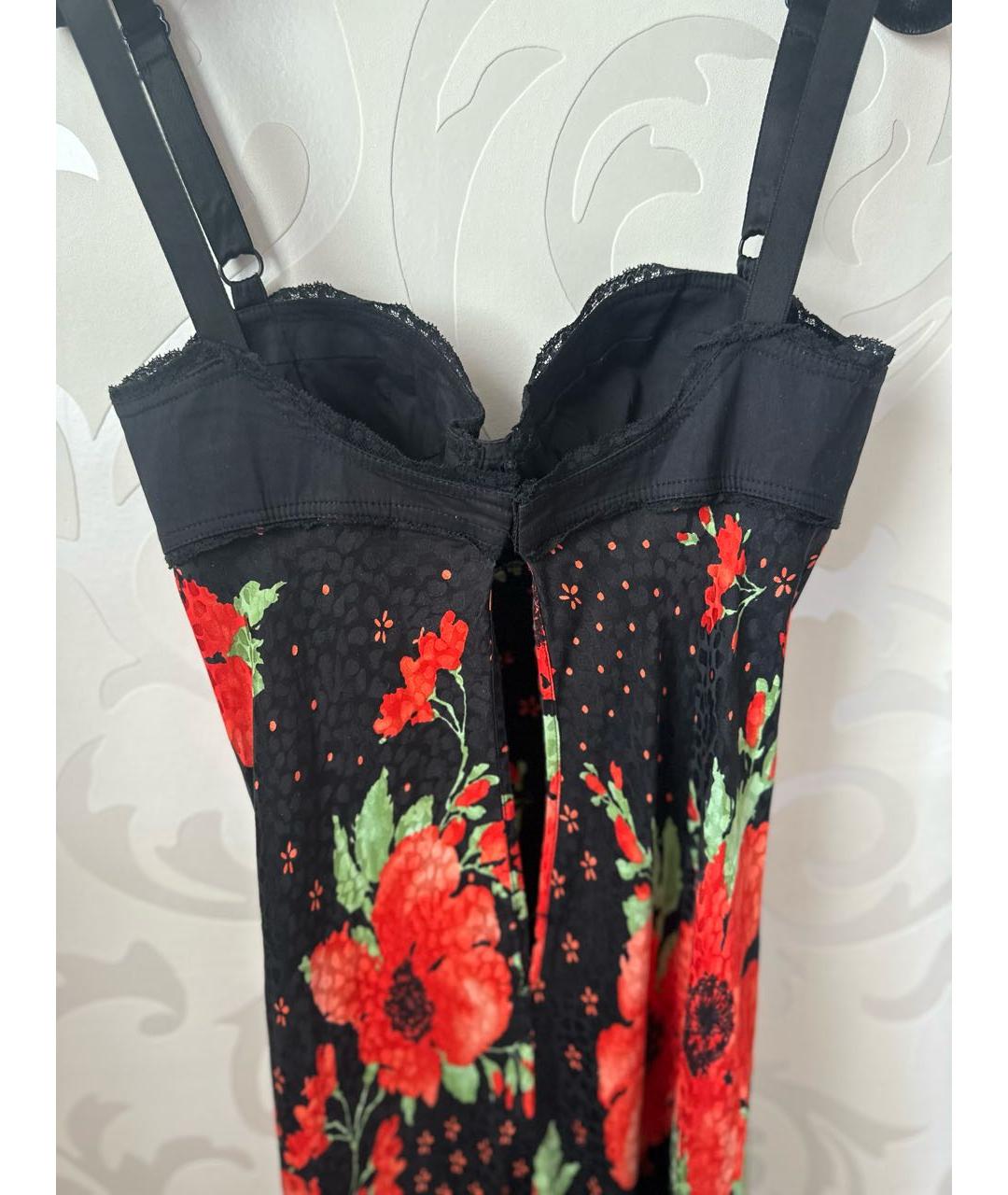 DOLCE&GABBANA Красный шелковый сарафан, фото 7