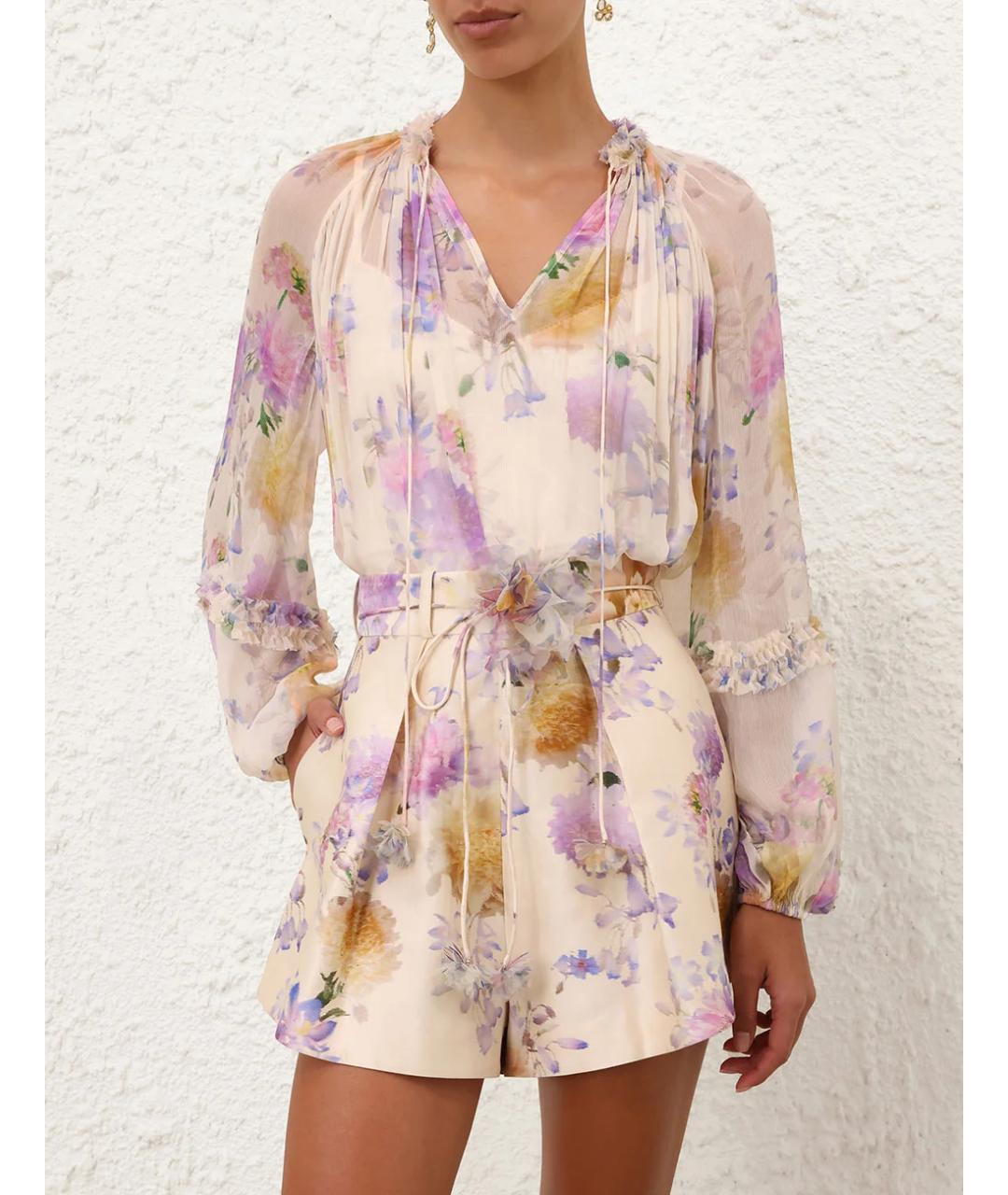 ZIMMERMANN Мульти вискозная блузы, фото 3