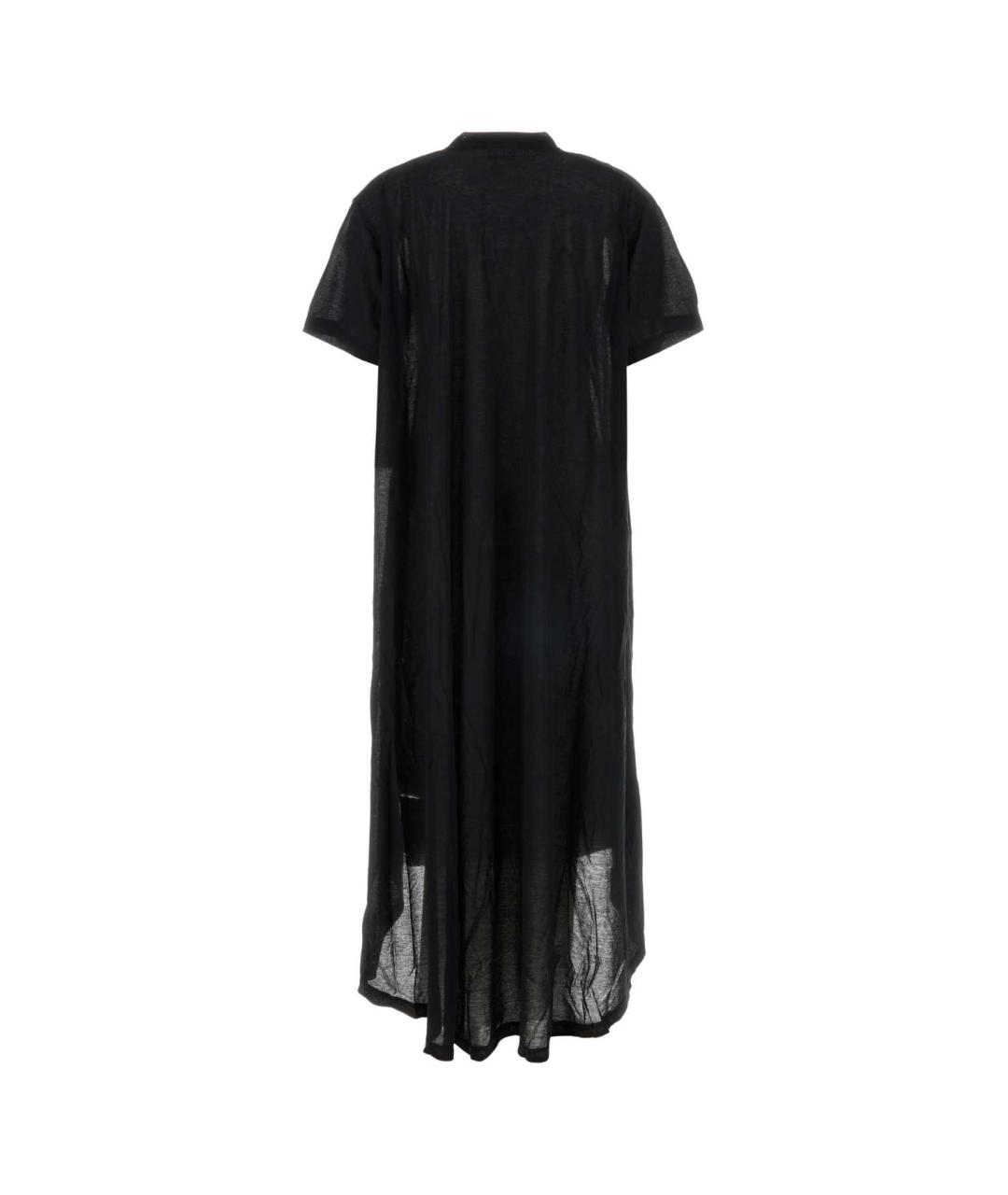 BALENCIAGA Черная хлопковая футболка, фото 2