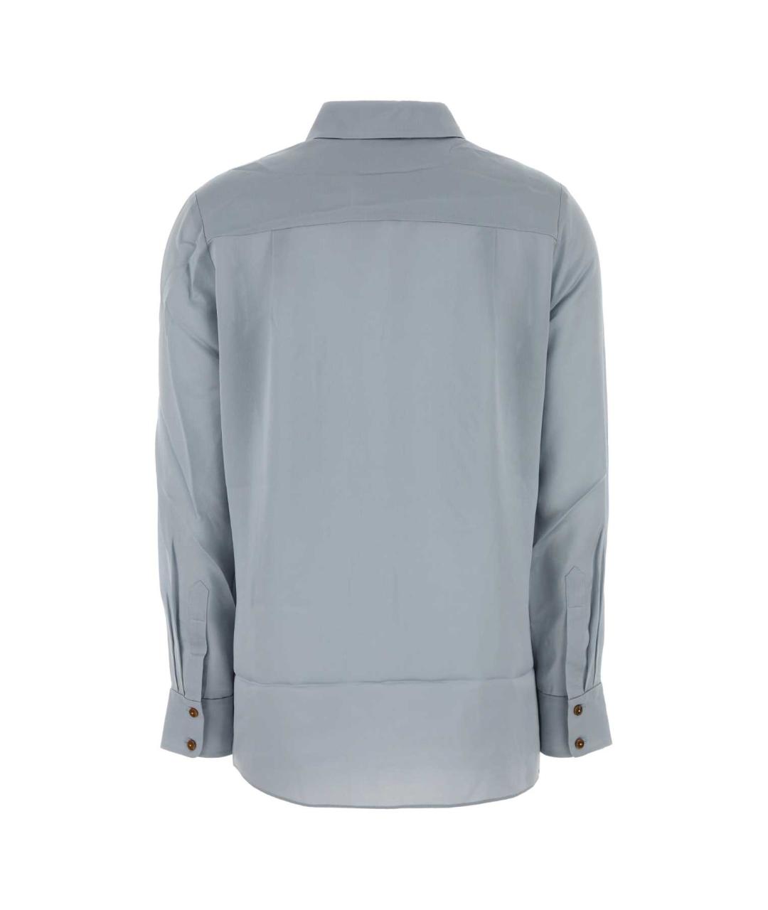 ZIMMERMANN Синяя шелковая рубашка, фото 2