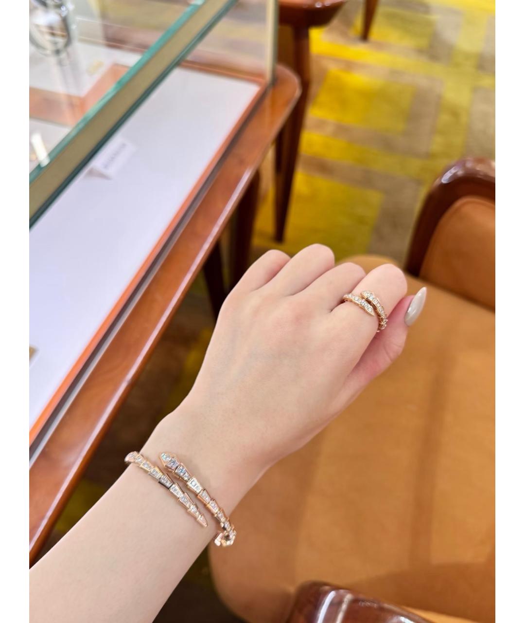 BVLGARI Золотой браслет из розового золота, фото 3