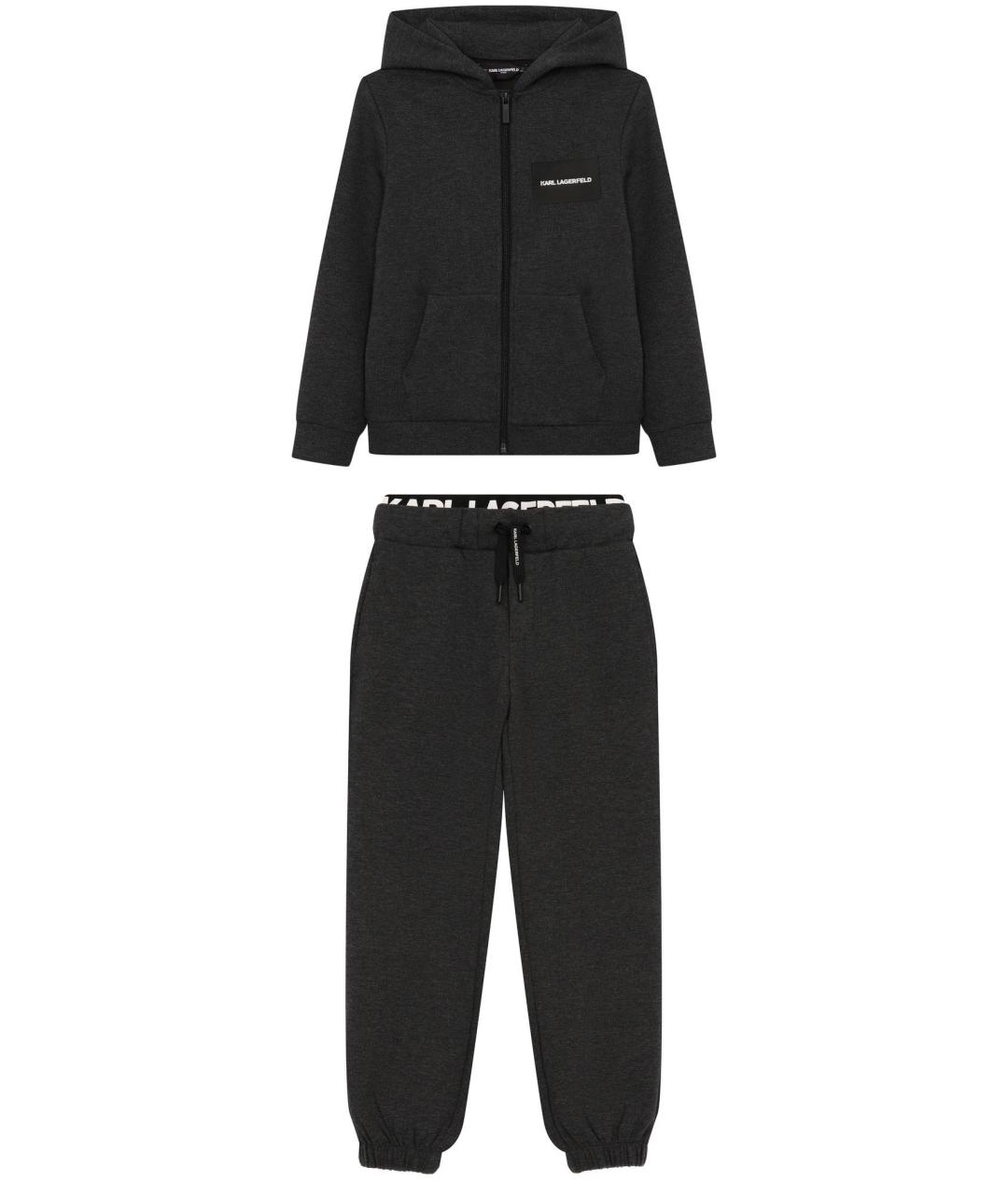KARL LAGERFELD Антрацитовый комплект, фото 9