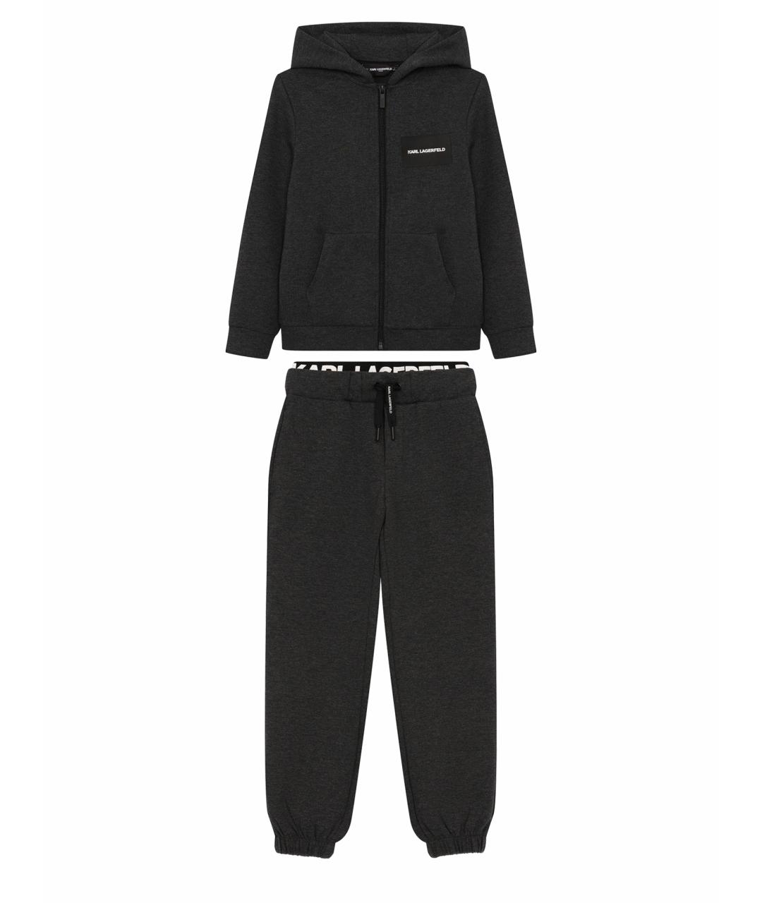 KARL LAGERFELD Антрацитовый комплект, фото 1