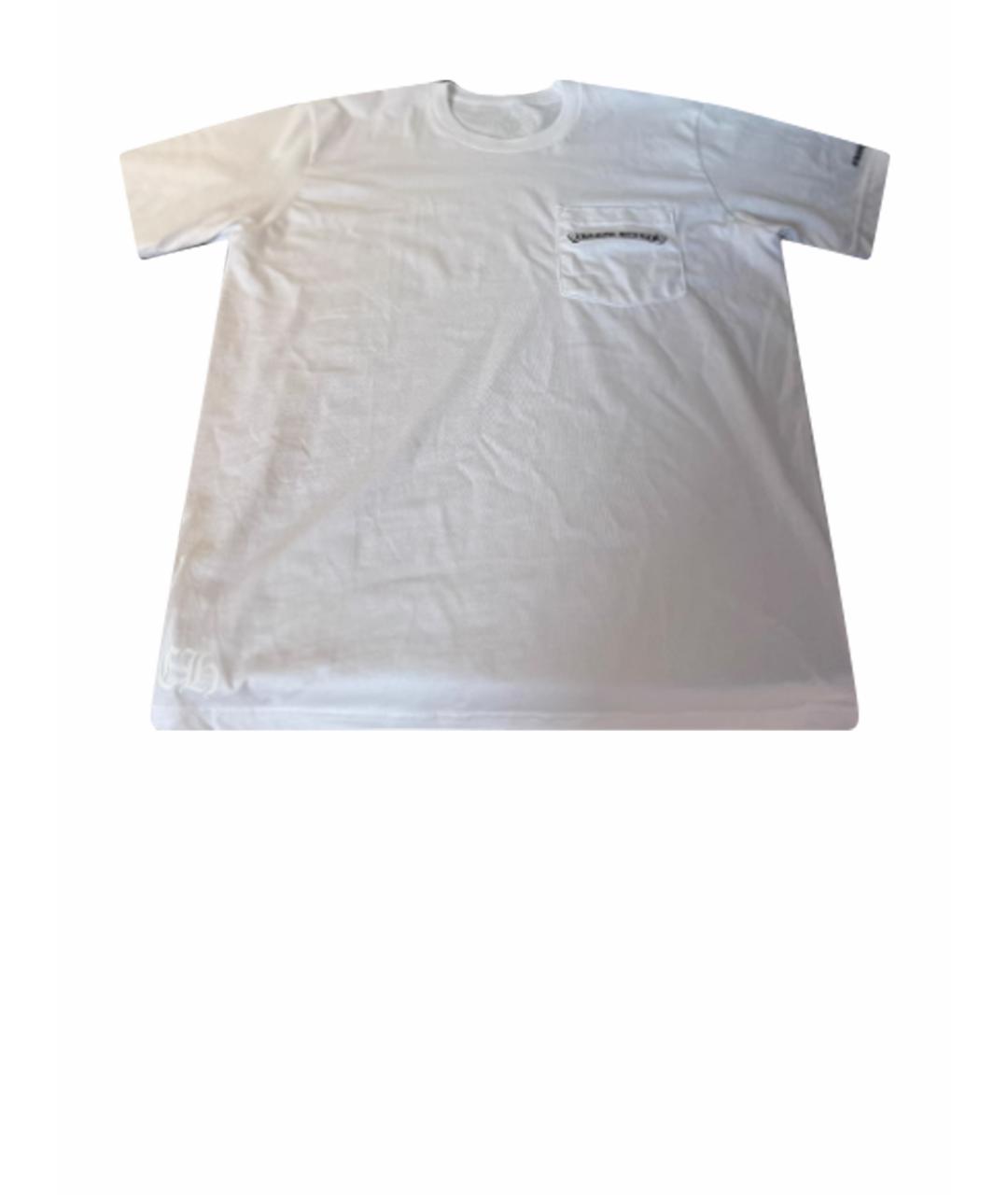 CHROME HEARTS Белая хлопковая футболка, фото 1