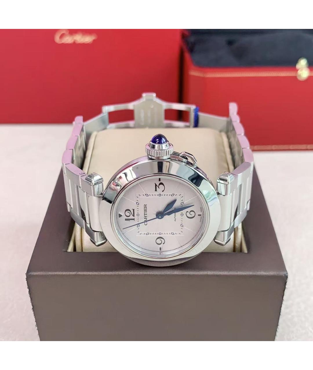 CARTIER Серебряные часы, фото 5