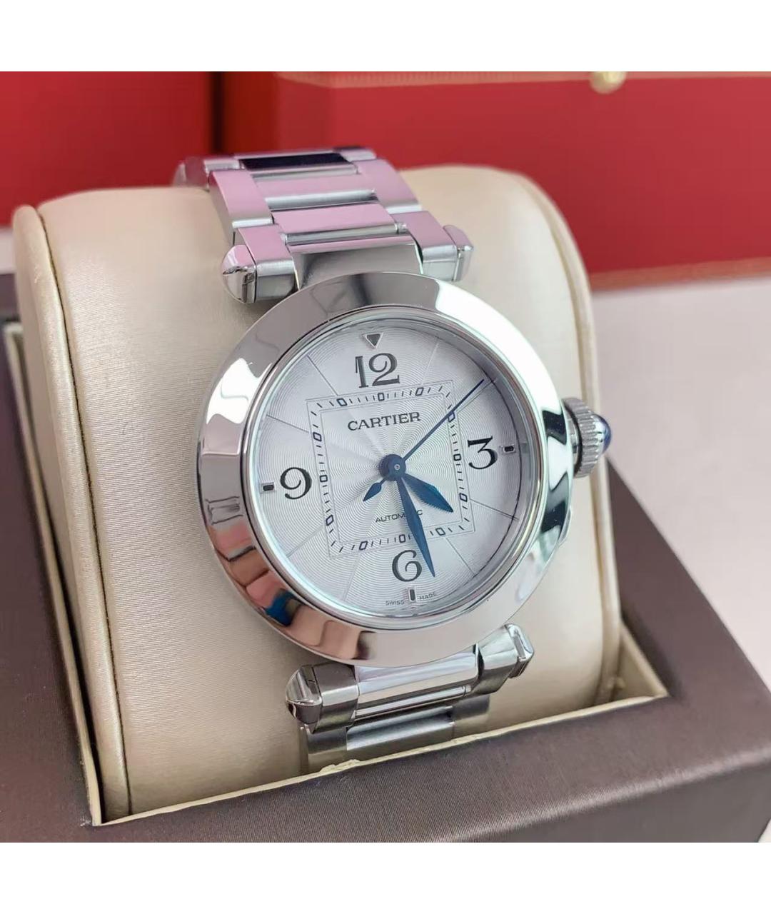 CARTIER Серебряные часы, фото 4