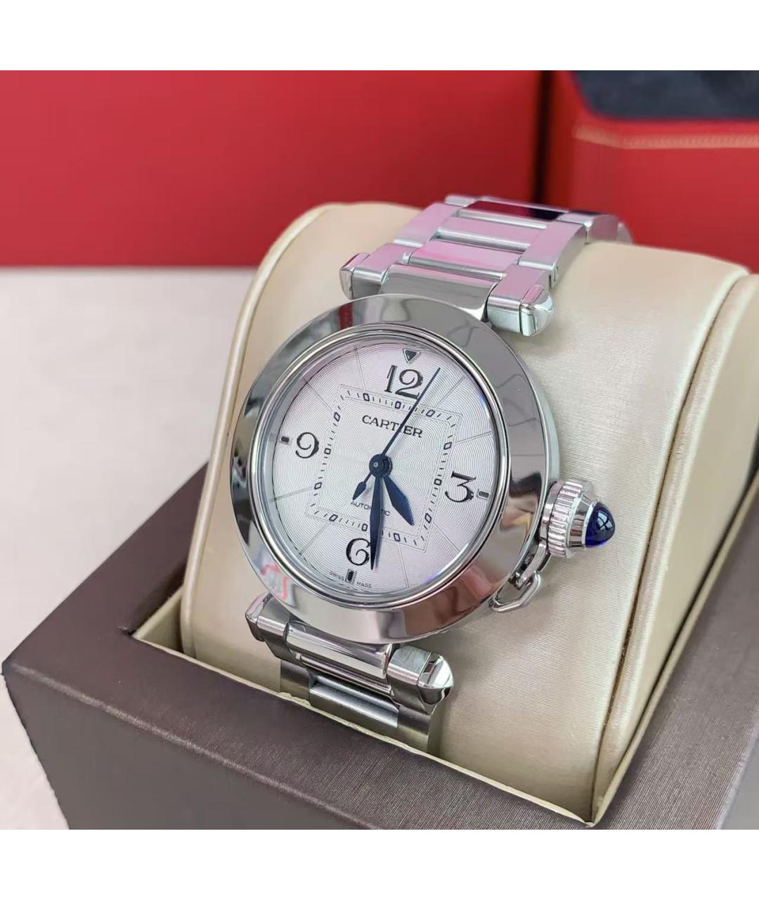 CARTIER Серебряные часы, фото 3