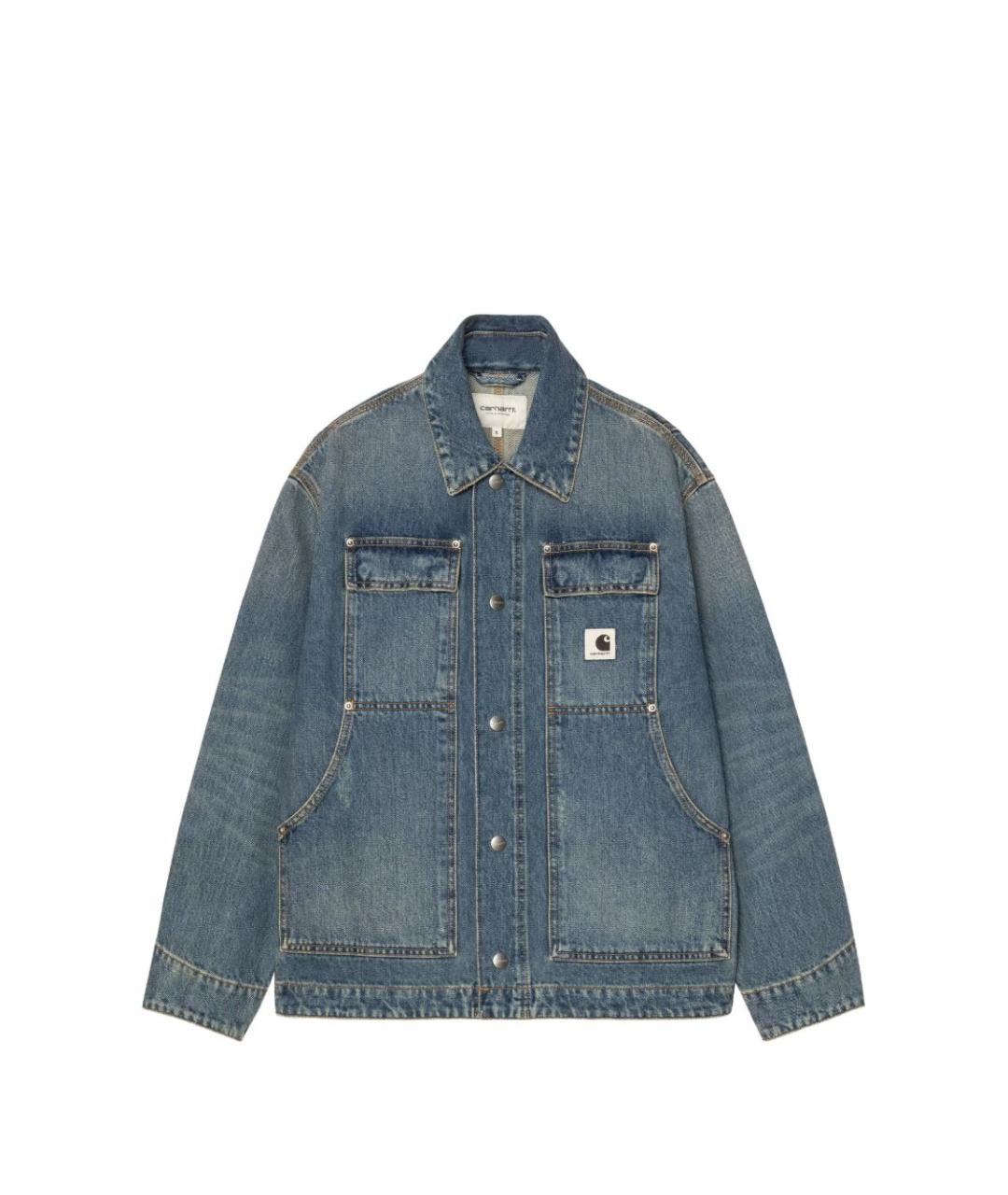 CARHARTT WIP Синяя хлопковая куртка, фото 1