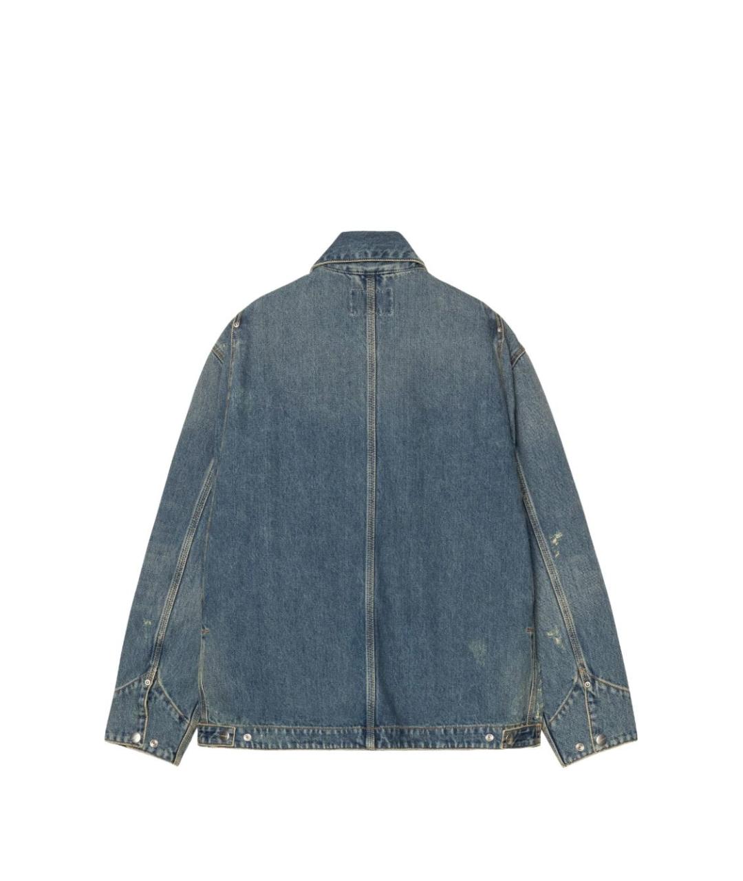 CARHARTT WIP Синяя хлопковая куртка, фото 2