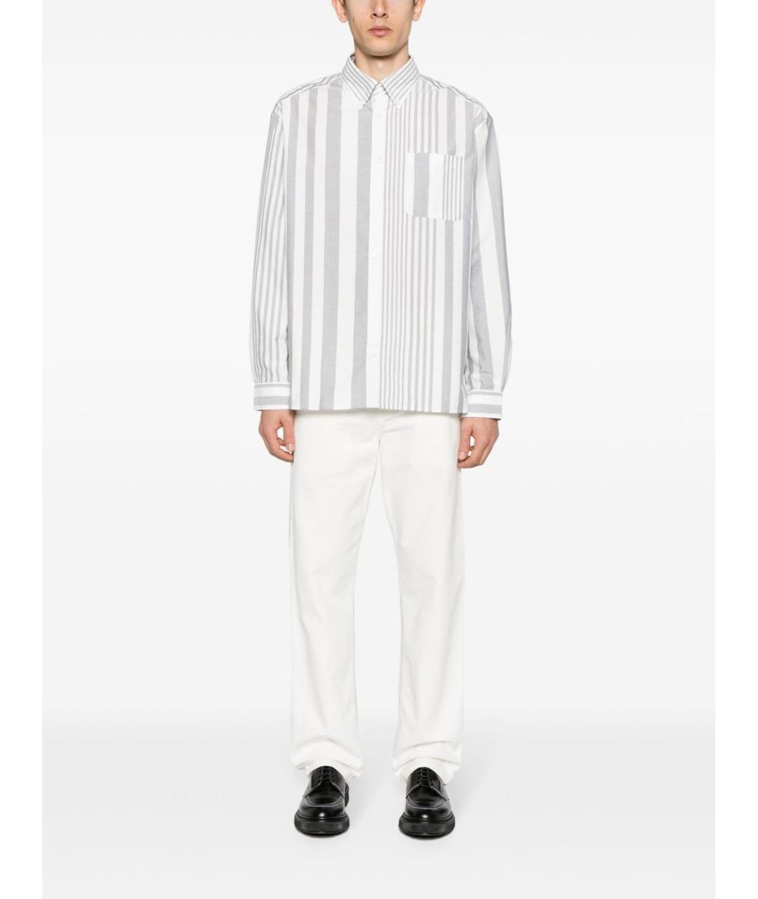 CARHARTT WIP Белые хлопковые прямые джинсы, фото 2