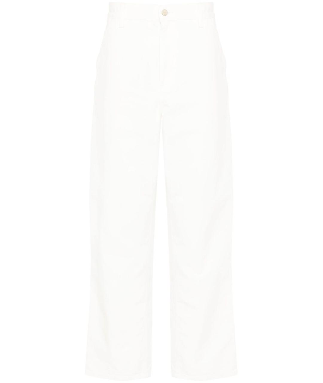 CARHARTT WIP Белые хлопковые прямые джинсы, фото 1