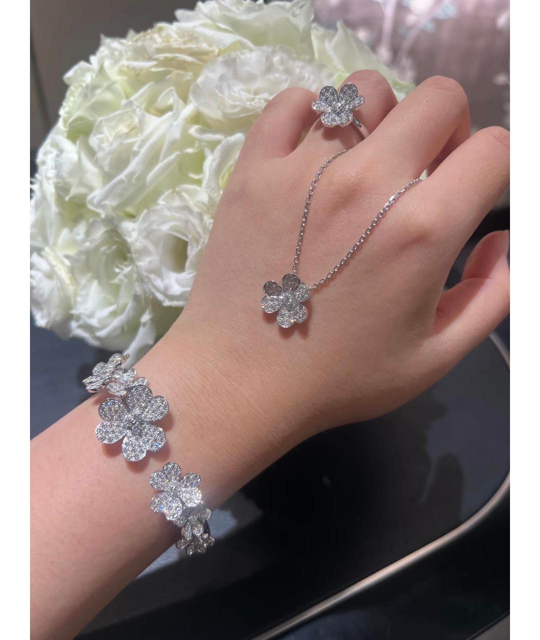 VAN CLEEF & ARPELS Серебряное кольцо из белого золота, фото 7