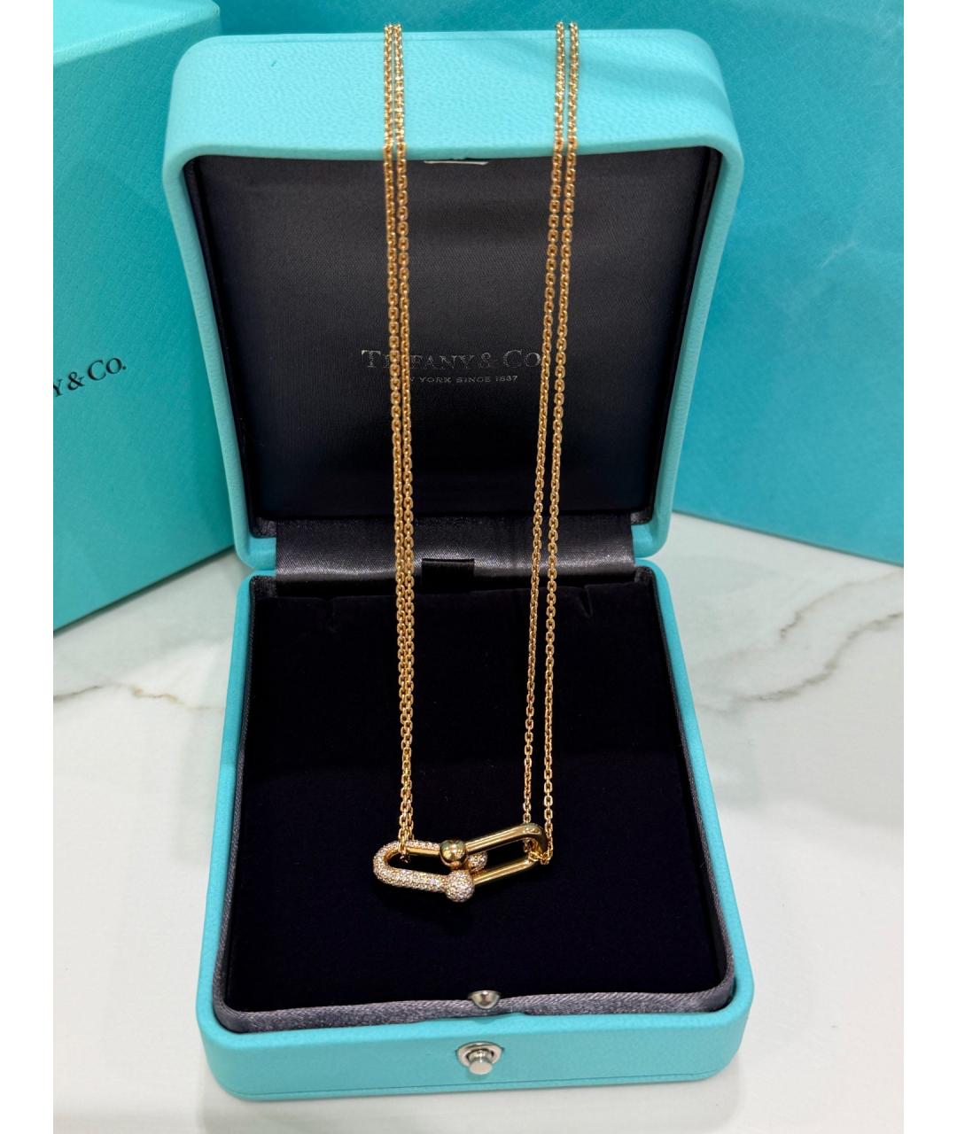 TIFFANY&CO Золотое колье из розового золота, фото 6