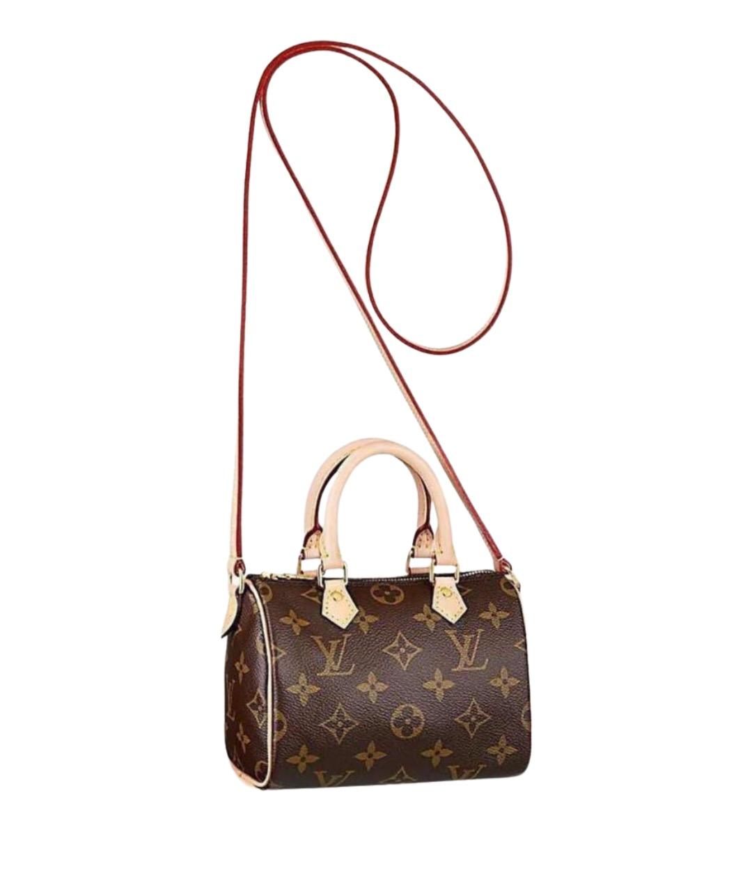 LOUIS VUITTON Коричневая сумка с короткими ручками, фото 1