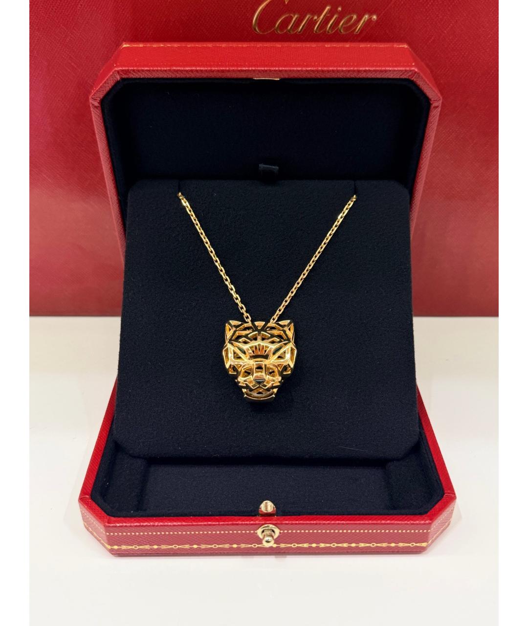 CARTIER Золотое колье из желтого золота, фото 7