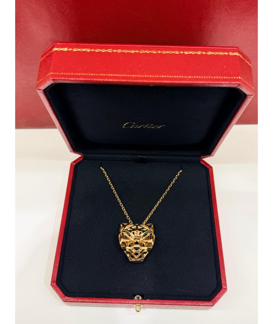 CARTIER Золотое колье из желтого золота, фото 4