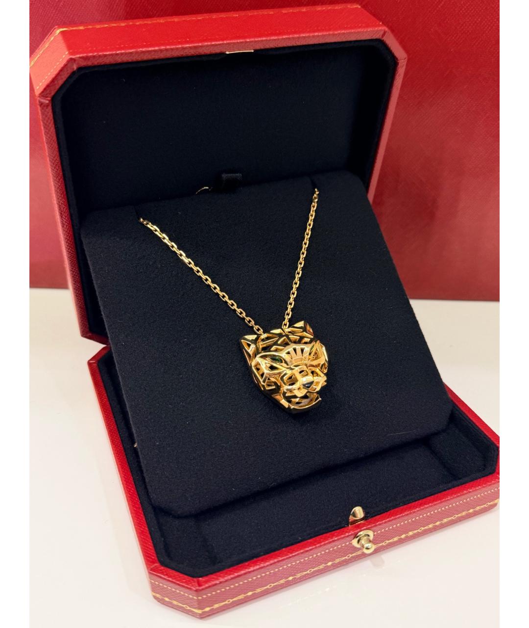 CARTIER Золотое колье из желтого золота, фото 2