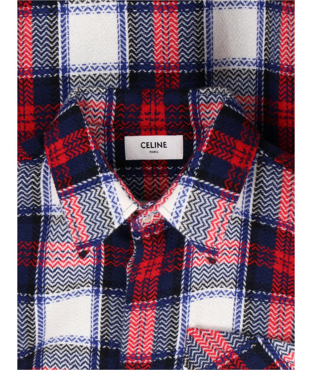 CELINE Мульти кашемировая кэжуал рубашка, фото 5