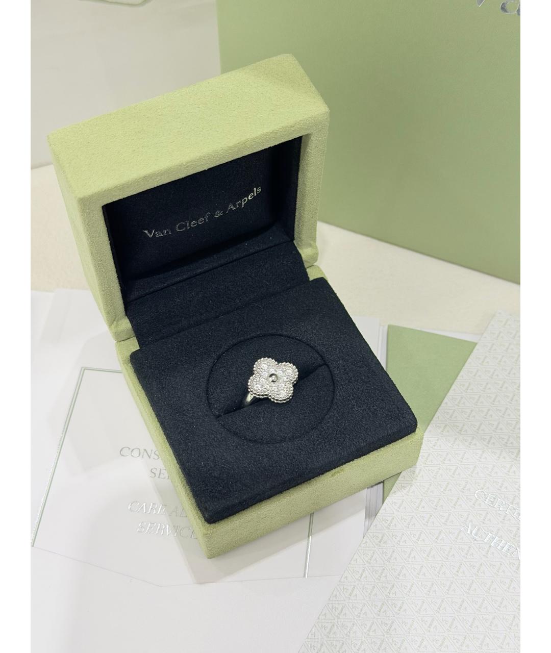 VAN CLEEF & ARPELS Серебряное кольцо из белого золота, фото 2