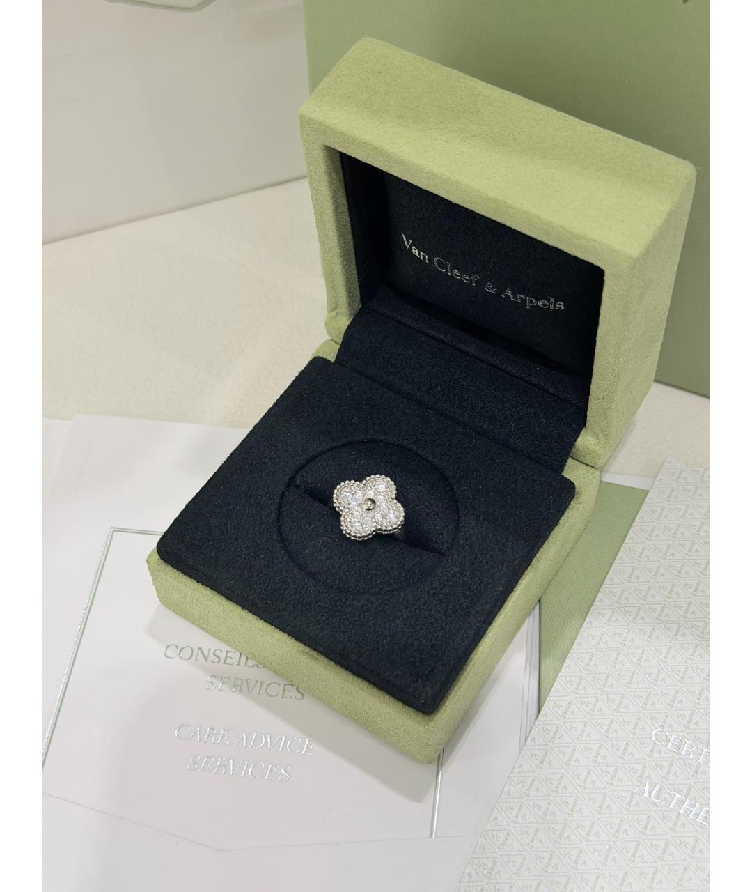 VAN CLEEF & ARPELS Серебряное кольцо из белого золота, фото 4