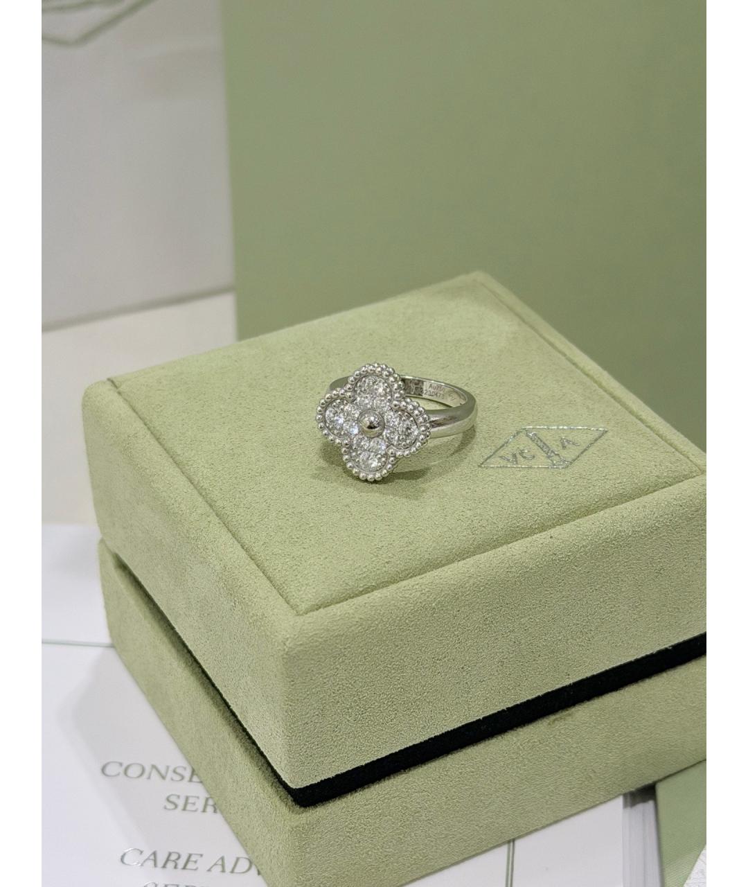 VAN CLEEF & ARPELS Серебряное кольцо из белого золота, фото 6