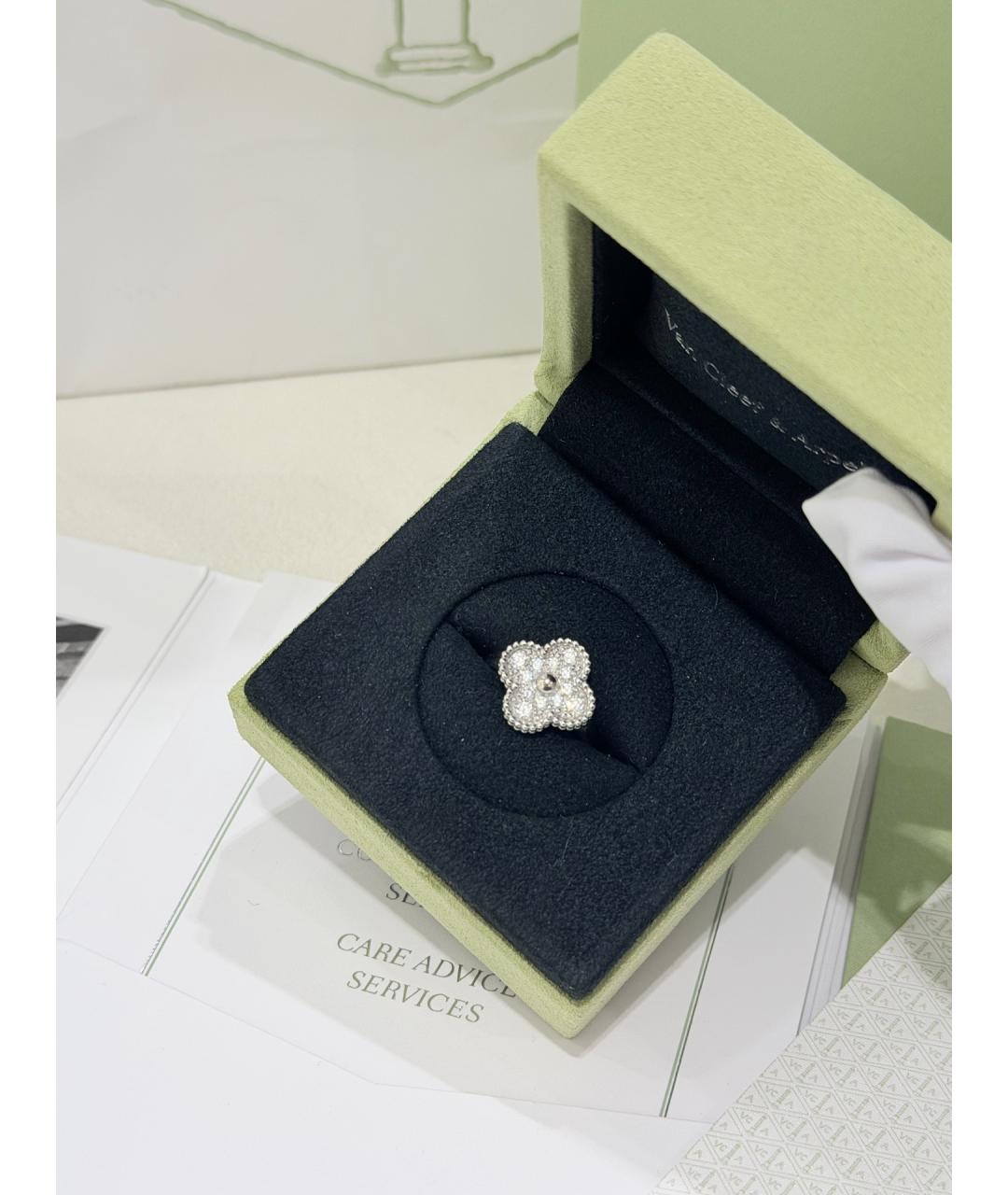 VAN CLEEF & ARPELS Серебряное кольцо из белого золота, фото 5