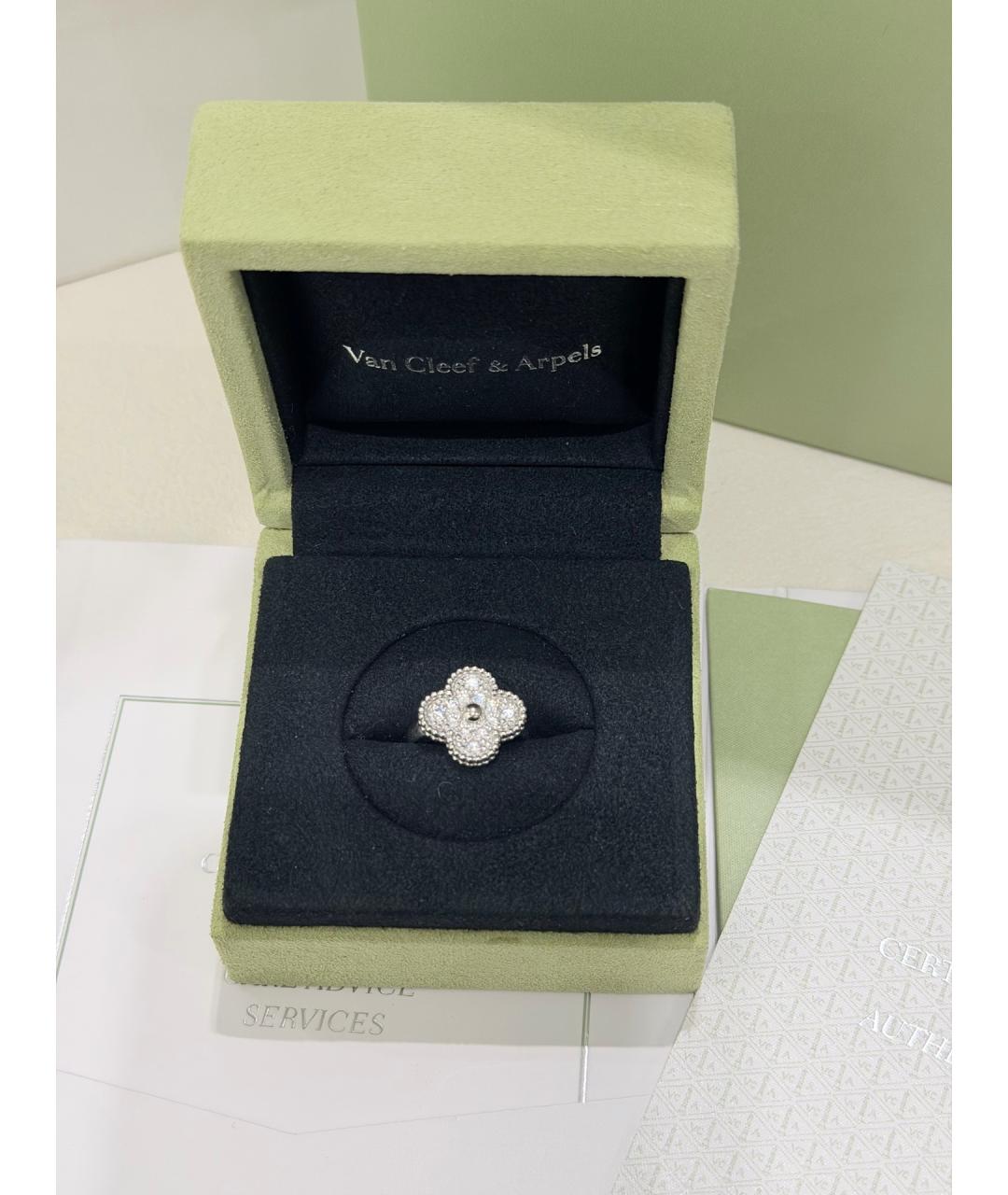 VAN CLEEF & ARPELS Серебряное кольцо из белого золота, фото 3