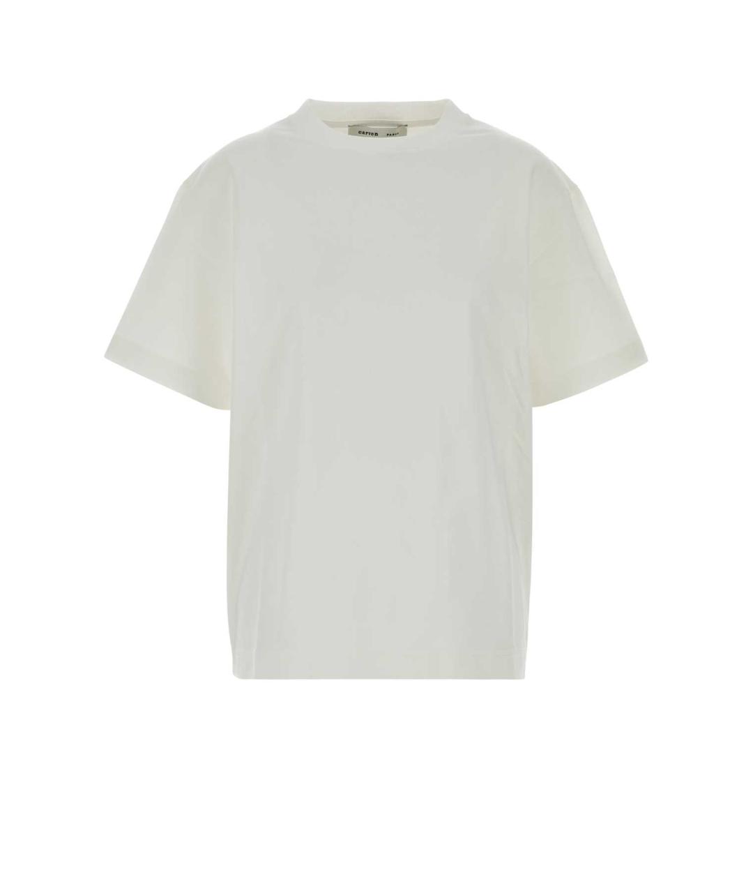 Carven Белая хлопковая футболка, фото 1