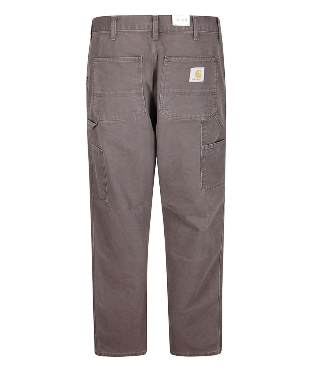 CARHARTT WIP Серые хлопковые прямые джинсы, фото 3