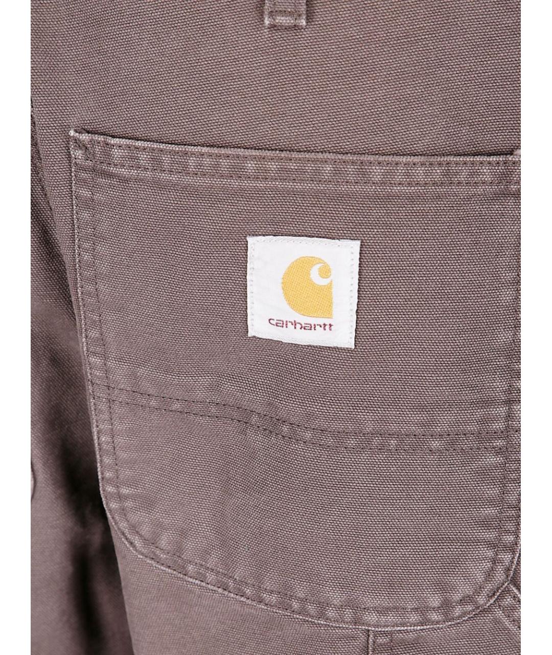 CARHARTT WIP Серые хлопковые прямые джинсы, фото 2