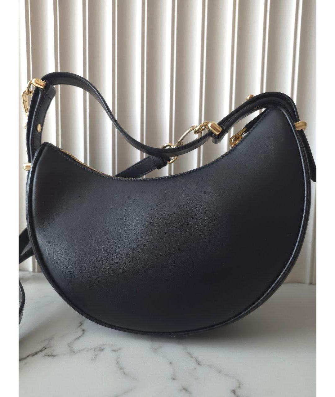 PRADA Черная кожаная сумка через плечо, фото 3