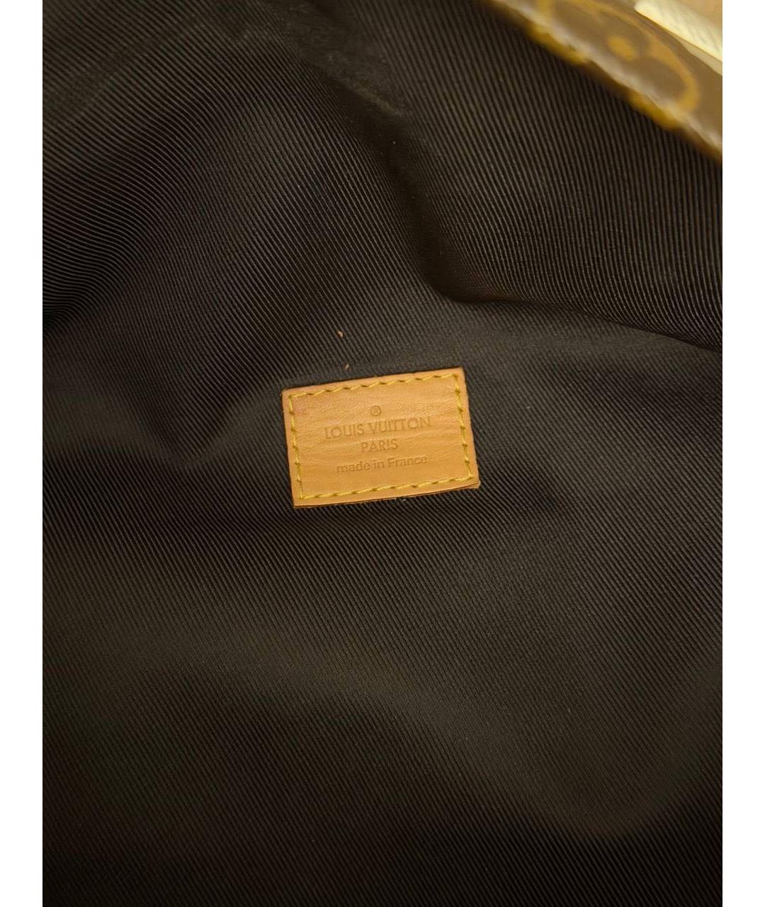 LOUIS VUITTON Коричневая поясная сумка, фото 4