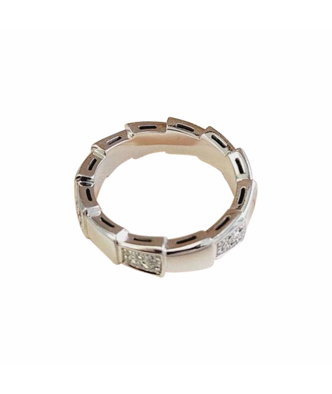 BVLGARI Белое кольцо из белого золота, фото 1