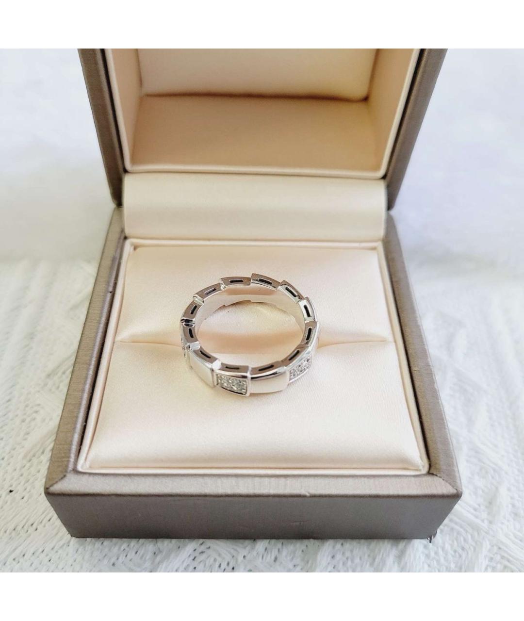 BVLGARI Белое кольцо из белого золота, фото 3