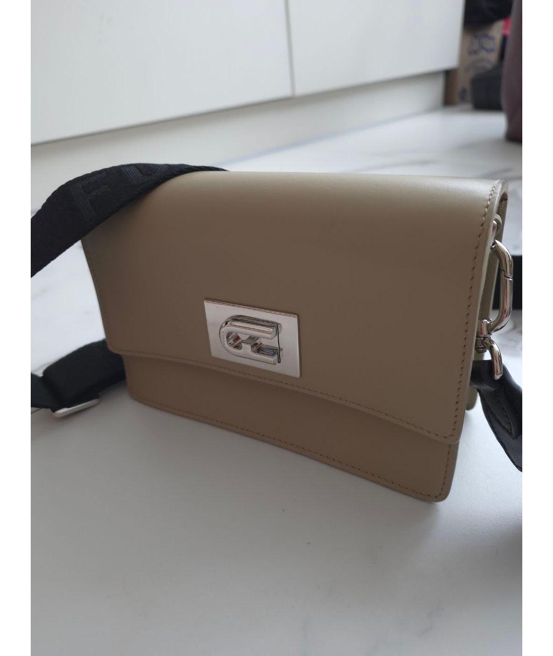 FURLA Зеленая кожаная сумка через плечо, фото 2