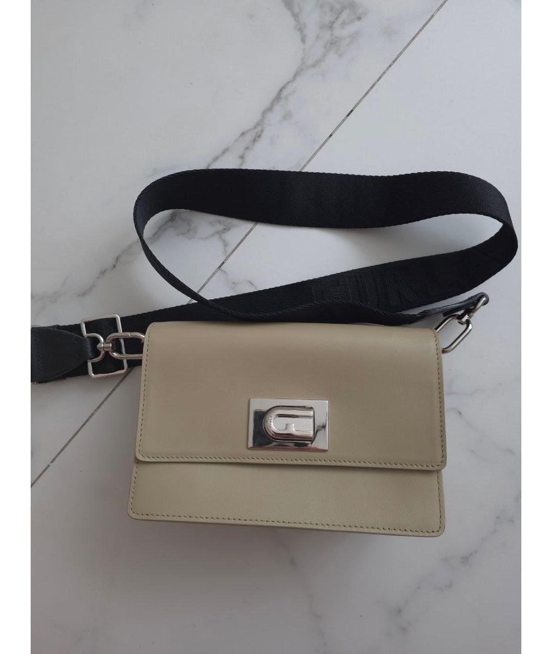 FURLA Зеленая кожаная сумка через плечо, фото 4