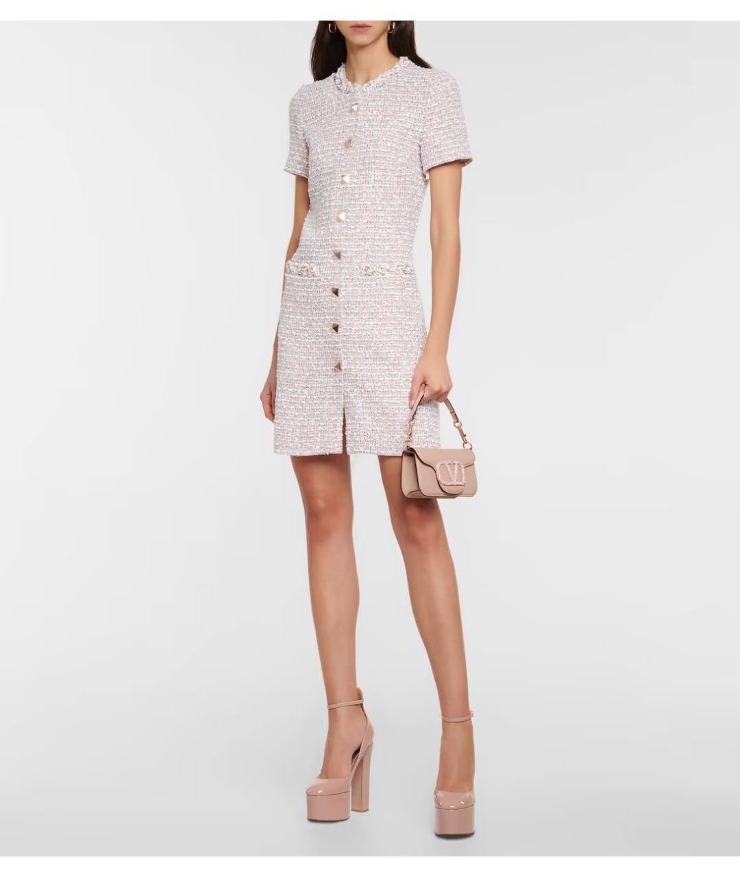 VALENTINO Бежевые кожаные туфли, фото 5